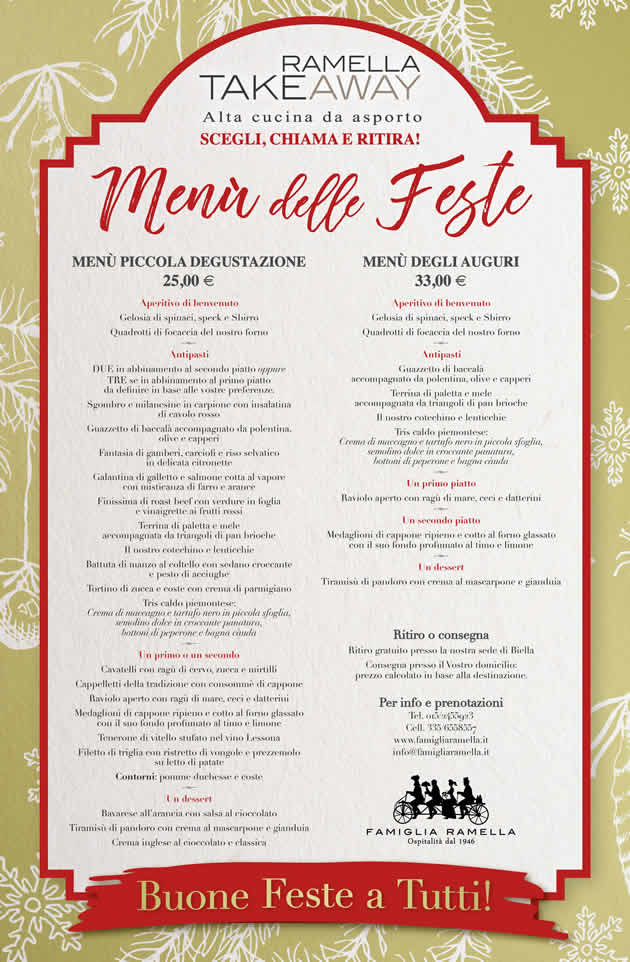 Pranzo Di Natale 2018 Ristorante Petit Bijou